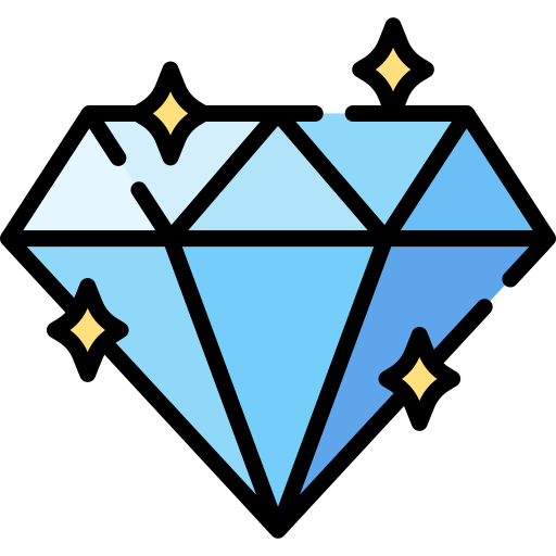 diamond as bonus and promo symbol 
