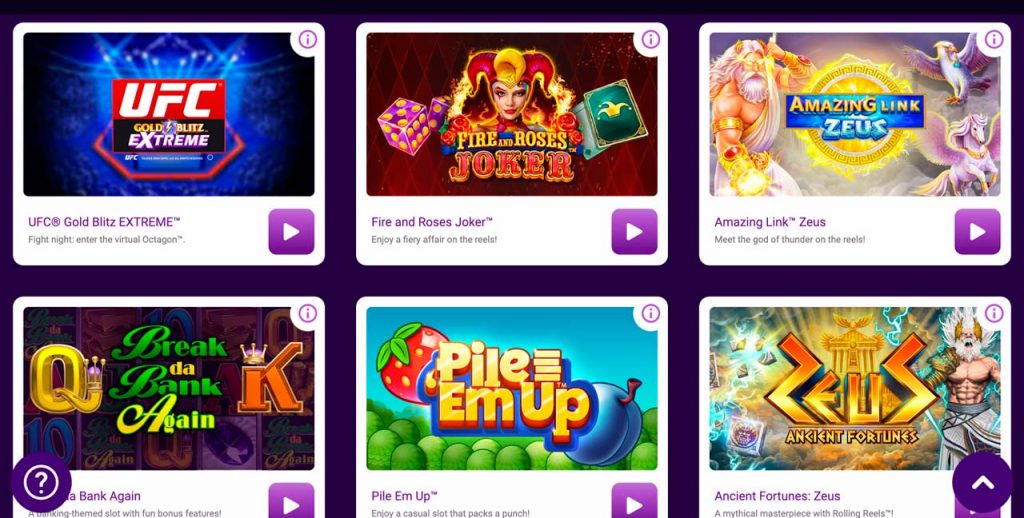 Jackpot City Casino screen